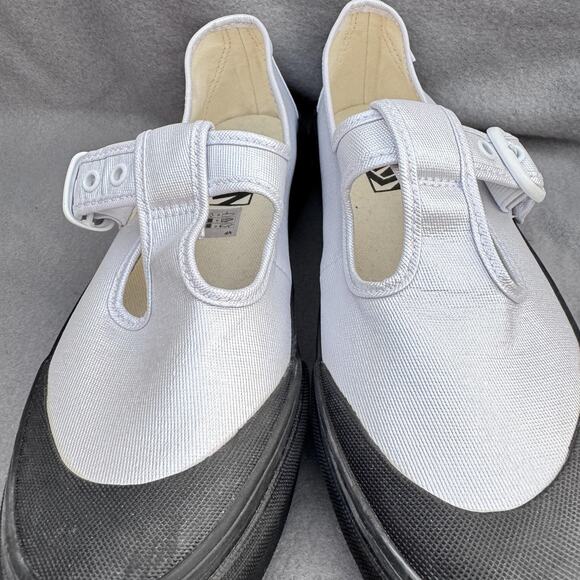 Vans Premium Style 93 Mary Jane White Pearlized Coated Canvas Sneakers Womens 8 - Picture 4 of 12